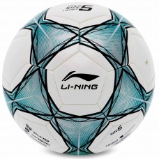 М'яч футбольний LI-NING LFQK635-4 №5 PU+EVA білий-бірюзовий