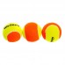 Мяч для большого тенниса ODEAR T966 3шт оранжевый-салатовый