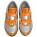 Сороконожки футбольные детские SPORT OB-3412-GO размер 30-35 серый-оранжевый