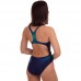 Купальник спортивний для плавання суцільний жіночий ARENA ONE PLACED AR001191-709 30-40-USA темно-синій