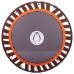 Фітнес батут круглий FI-2905 101см чорний-помаранчевий