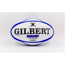 Мяч для регби GILBERT Mercury R-5499 №5 белый-синий
