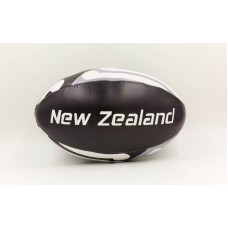 Мяч для регби NEW ZEALAND R-5498 №5 черный-белый