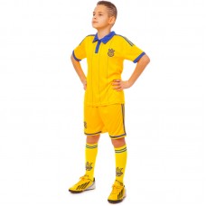 Комплект футбольної форми SP-Sport УКРАЇНА CO-3900-UKR-14Y-ETM1720 XS-M (футболка, шорти, гетри) кольори в асортименті