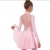 Платье рейтинговое (бейсик) с длинным рукавом и гипюровыми вставками SP-Planeta DR-1494 размер-32-42 цвета в ассортименте