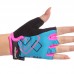 Перчатки для фитнеса женские MARATON 16-1619B S-M синий-розовый