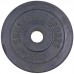 Диски для штанги обгумовані SHUANG CAI SPORTS ТА-1442-2,5 30мм 2,5кг чорний