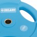 Диски для штанги поліуретанові Zelart TA-5336-28-15 28мм 15кг синій