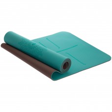 Коврик для йоги с разметкой Record FI-2430 1,83мx0,61мx6мм цвета в ассортименте