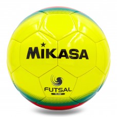 М'яч для футзалу MIK FL-450 №4 PU клеєний жовтий-червоний-зелений