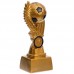 Статуэтка наградная спортивная Футбол Футбольный мяч золотой SP-Sport C-2290-AA5