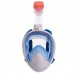 Маска для снорклинга з диханням через ніс MadWave FULL-FACE M061908 блакитний