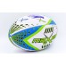 М'яч для регбі SP-Sport MAXED №5 білий-синій-салатовий