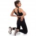 Комплект спортивный для фитнеса и йоги (лосины и топ) V&X WX042-CK056 S-L черный