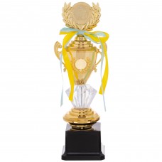 Кубок спортивний з ручками і кришкою SP-Sport HIT CRYSTAL K91 висота 26,5см