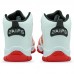Кроссовки баскетбольные детские Jordan 802-1 размер 31-35 белый-красный