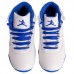 Кроссовки баскетбольные детские Jordan 1801-2 размер 31-35 белый-синий