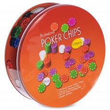 Набір для покеру в круглій металевій коробці на 120 фішок SP-Sport IG-6617