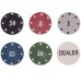 Набір для покеру в круглій металевій коробці на 120 фішок SP-Sport IG-6617