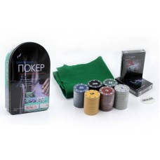Набір для покеру в металевій коробці на 120 фішок SP-Sport IG-6612