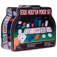 Набір для покеру в металевій коробці на 200 фішок SP-Sport IG-1103240