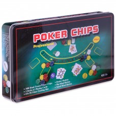 Набір для покеру в металевій коробці на 300 фішок SP-Sport IG-4394