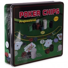 Набір для покеру в металевій коробці на 500 фішок SP-Sport IG-3006