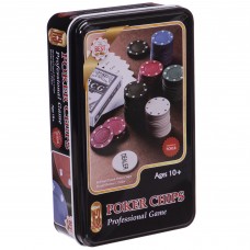 Набір для покеру в металевій коробці на 80 фішок SP-Sport IG-4590