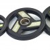 Блины (диски) полиуретановые Zelart TA-5344-5 51мм 5кг черный