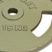 Блины (диски) стальные окрашенные HOP-SPORT TA-8030-15 30мм 15кг серый