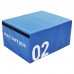 Бокс пліометричний м'який Zelart SOFT PLYOMETRIC BOXES FI-5334-2 1шт 45см синій