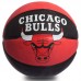 М'яч баскетбольний гумовий SPALDING NBA Team BULL OUTDOOR 83173Z №7 червоний-чорний
