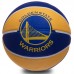 М'яч баскетбольний гумовий SPALDING NBA Team WARRIORS83304Z №7 синій-жовтий