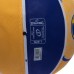 Мяч баскетбольный резиновый SPALDING NBA Team WARRIORS83304Z №7 синий-желтый