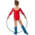 Купальник для танців і гімнастики з довгим рукавом Lingo CO-2474 S-L червоний