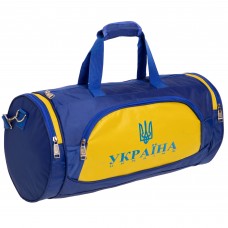 Сумка для спортзалу Бочонок Украина SP-Sport GA-016-U синій-жовтий