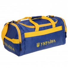 Сумка для спортзалу Бочонок Украина SP-Sport GA-3 синій-жовтий