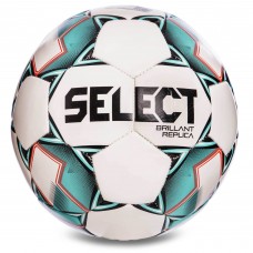 Мяч футбольный SELECT BRILLANT REPLICA №5 белый-зеленый
