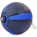 Мяч медицинский медбол с веревкой Zelart Medicine Ball FI-5709-5 5кг черный-синий