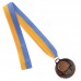 Медаль спортивна зі стрічкою SP-Sport AIM Собаки C-4846-0063 золото, срібло, бронза