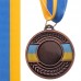 Заготівля медалі зі стрічкою SP-Sport UKRAINE з українською символікою C-3242 5см золото, срібло, бронза