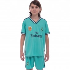 Форма футбольна дитяча REAL MADRID резервна 2020 SP-Planeta CO-1058 6-14 років м'ятний