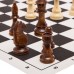 Шахматные фигуры с полотном ткань SP-Sport 405P 10,5 см дерево