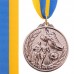 Медаль спортивна зі стрічкою SP-Sport Легка Атроківика C-7016-F золото, срібло, бронза