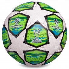 Мяч футбольный CHAMPIONS LEAGUE FB-0149-1 №5 PU белый-зеленый