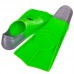 Ласты для тренировок в бассейне короткие с закрытой пяткой MadWave M074710510W размер 39-40 зеленый