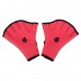 Акваперчатки для аквафітнесу Aquafitness gloves MadWave M074603 S-L рожевий-чорний