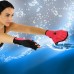 Акваперчатки для аквафітнесу Aquafitness gloves MadWave M074603 S-L рожевий-чорний