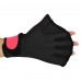 Акваперчатки для аквафітнесу Aquafitness gloves MadWave M074603 S-L рожевий-чорний