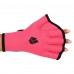 Акваперчатки для аквафітнесу Aquafitness gloves MadWave M074603 S-L рожевий-чорний